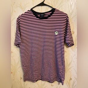 Forever 21 Men’s Pink and Black Striped Shirt